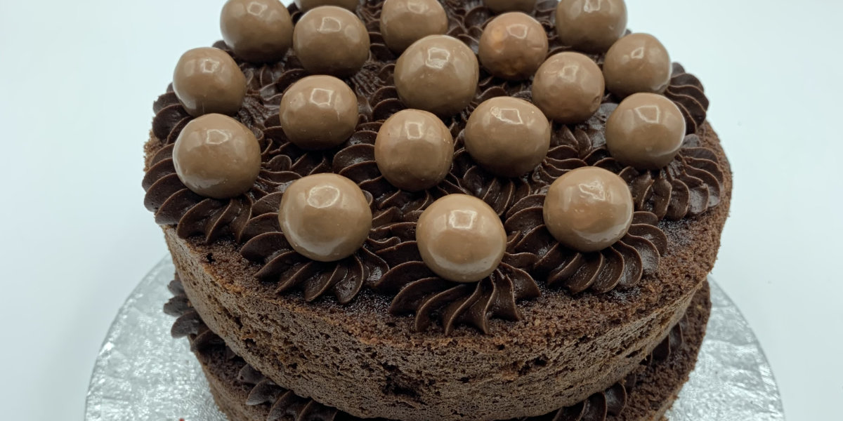 Maltesers chocolate birthday cake