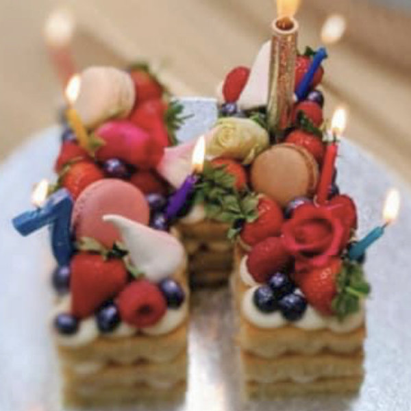 Sparkler birthday oxford cake