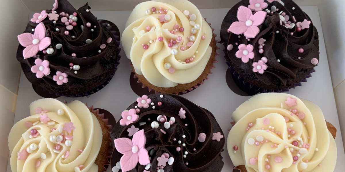 Blossom cupcake giftbox