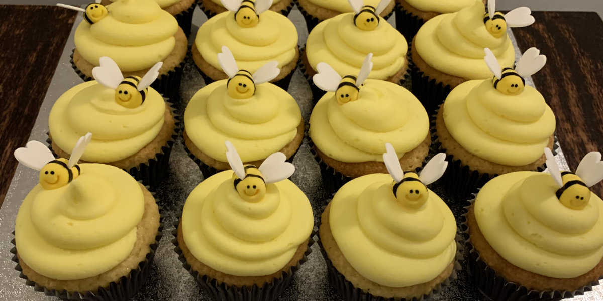 Bumblebee cupcakes bespoke